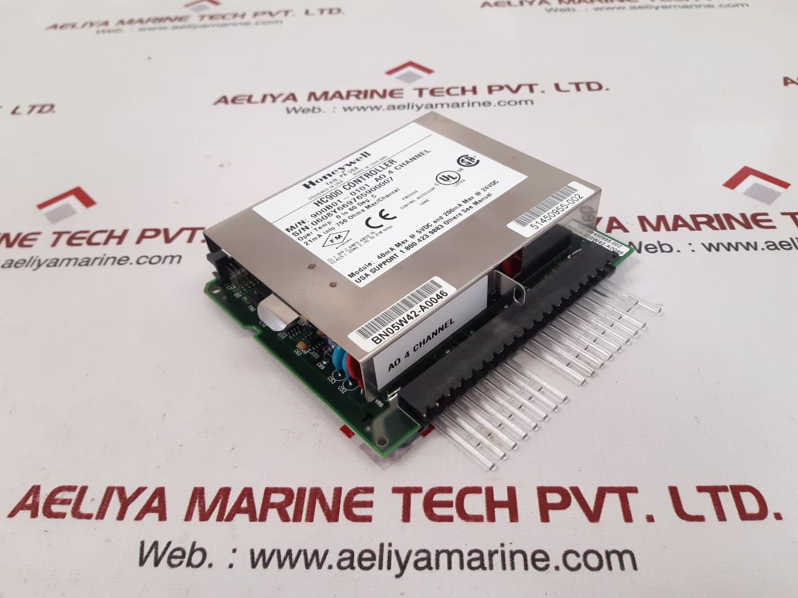 Honeywell 900b01-0101 4 point analog output module