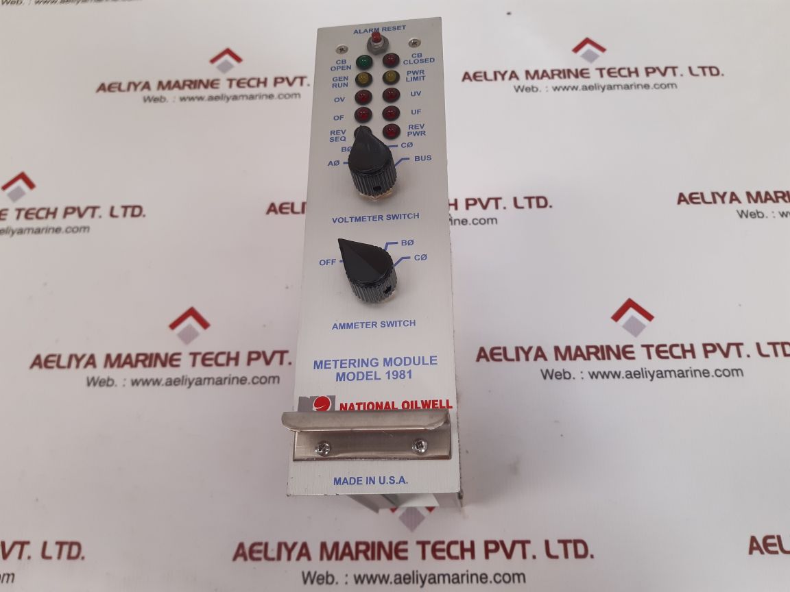 National oilwell 1981 metering module