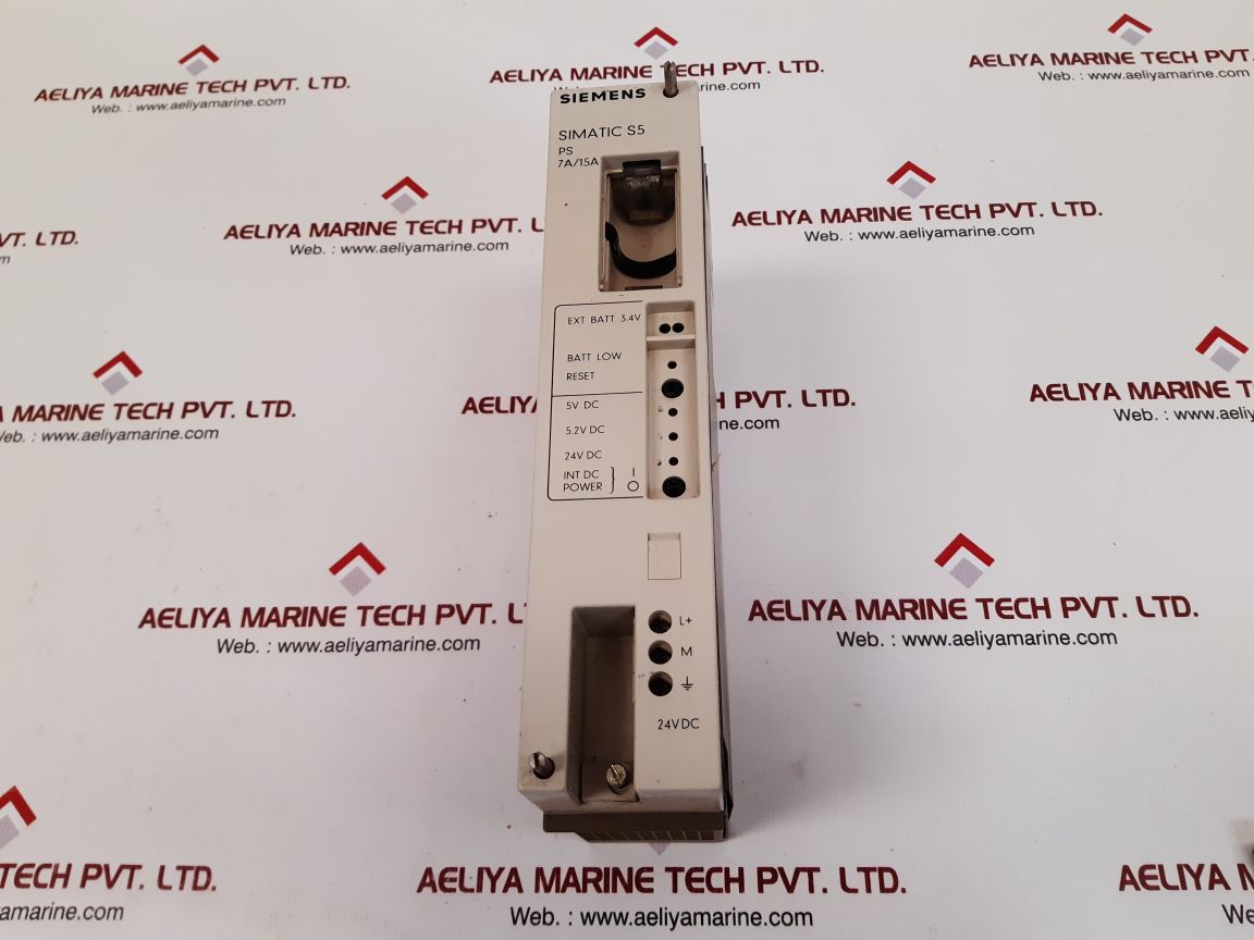 Siemens simatic s5 din 41752 modular power supply ps 7a/15a