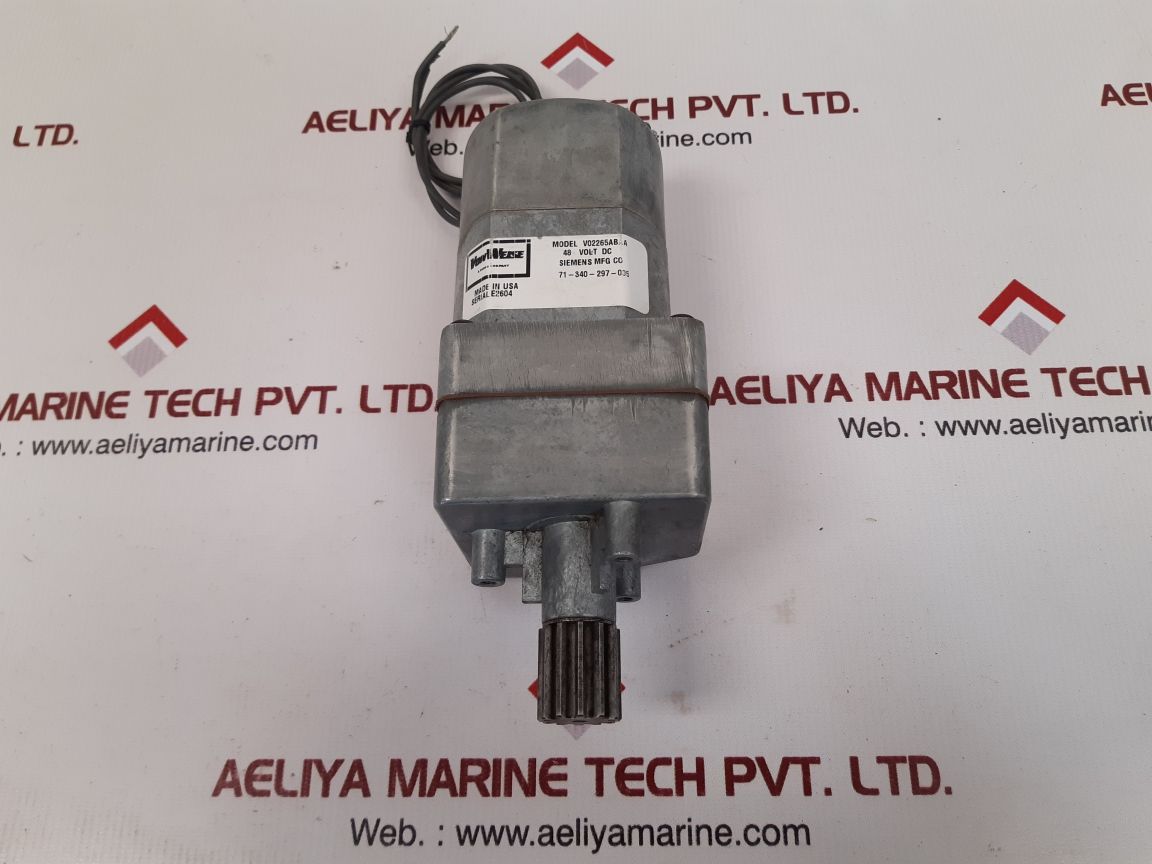 Vonweise/siemens v02265abaa motor 71-340-297-005