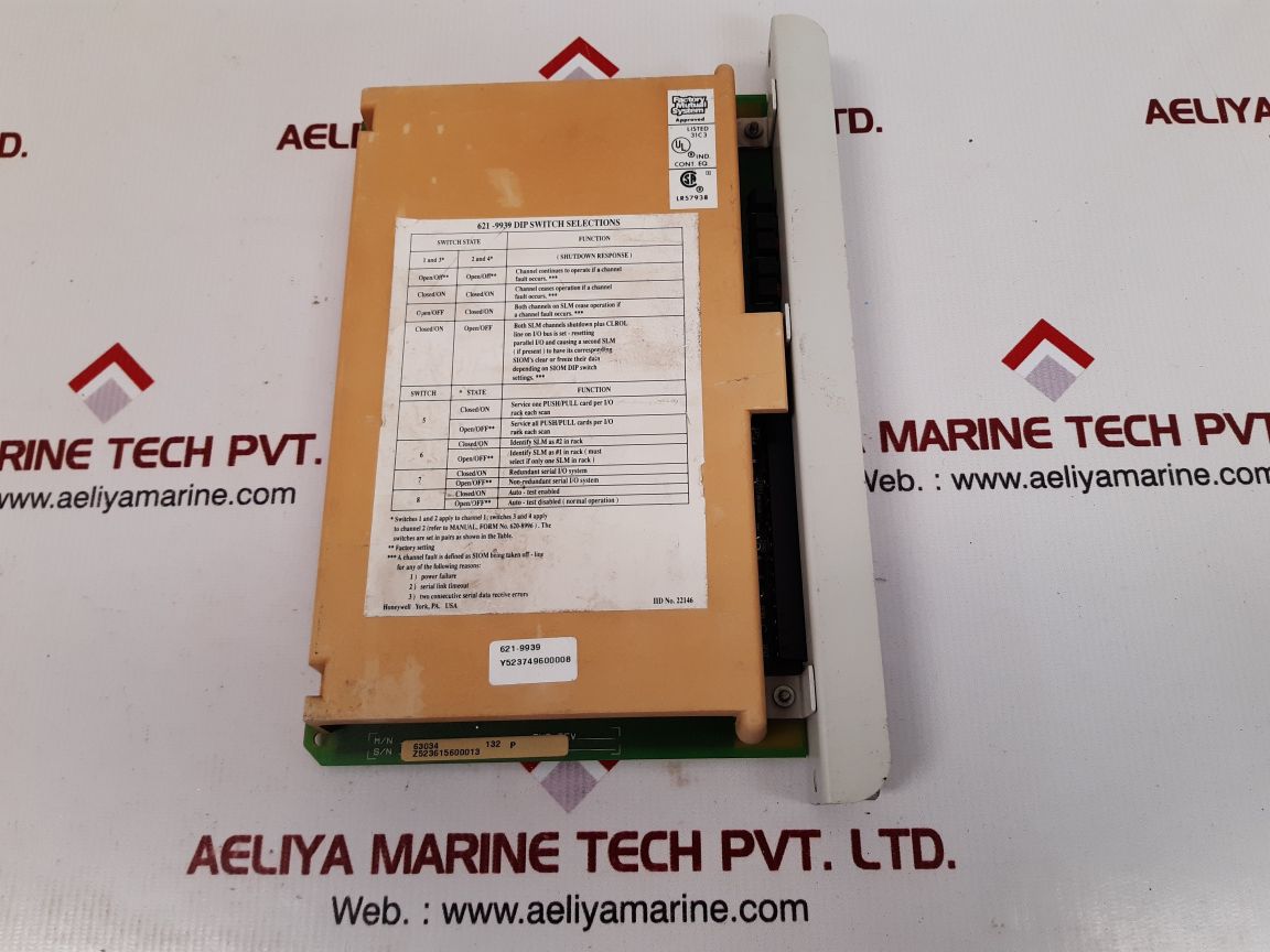 Honeywell 621-9939 pcb card ver. 2.4