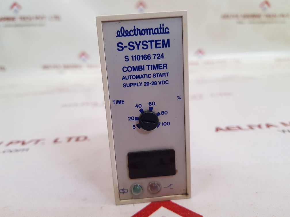 Electromatic s-system s 110166 724 combi timer time relay