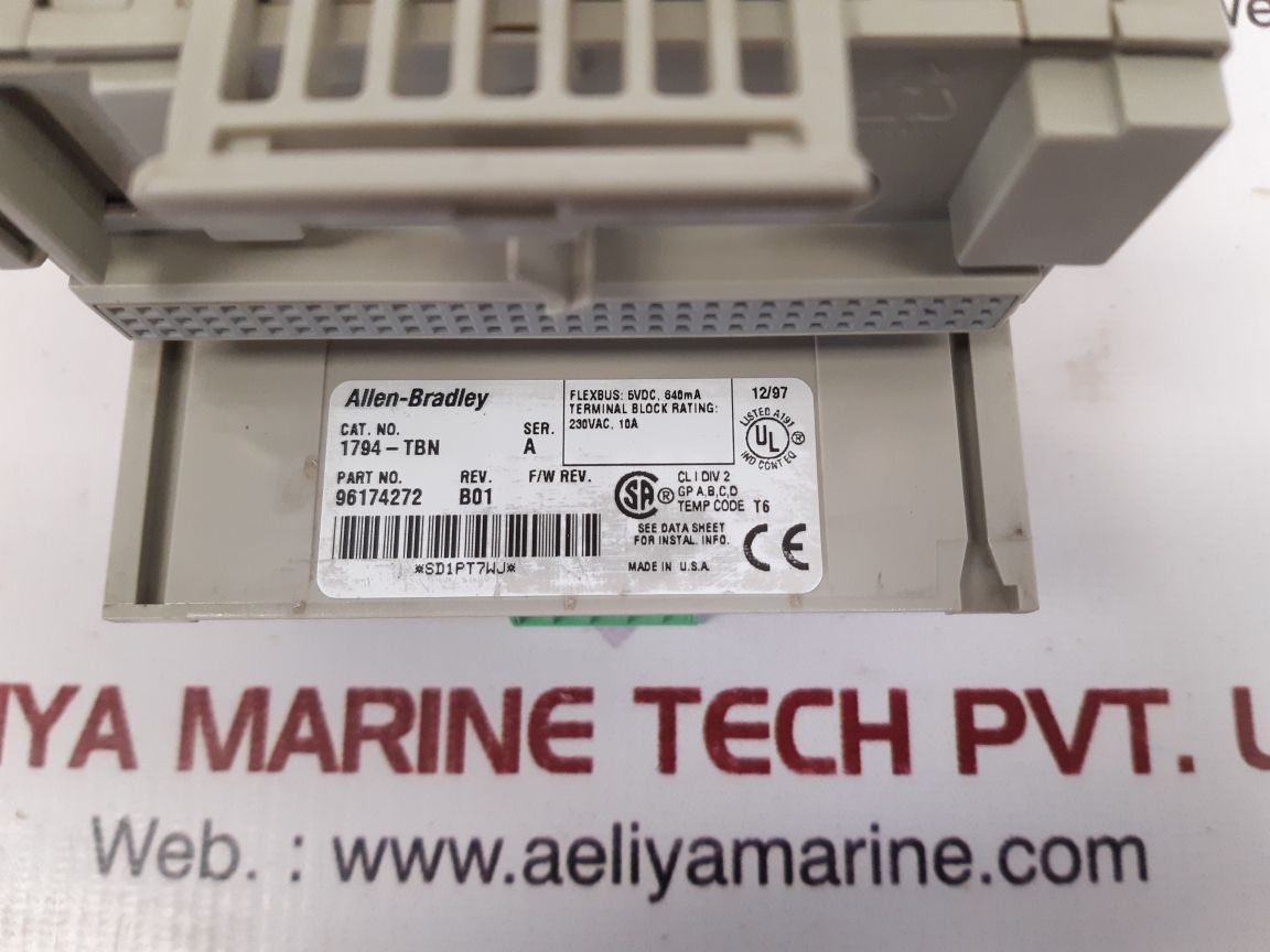 Allen-bradley 1794-tbn ser. a terminal base rev. b01
