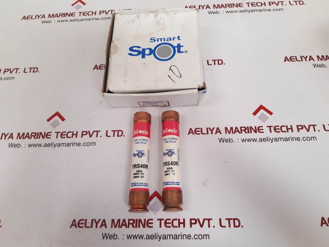 Set of 2x Ferraz shawmut trionic trs40r class rk5 fuse element time delay