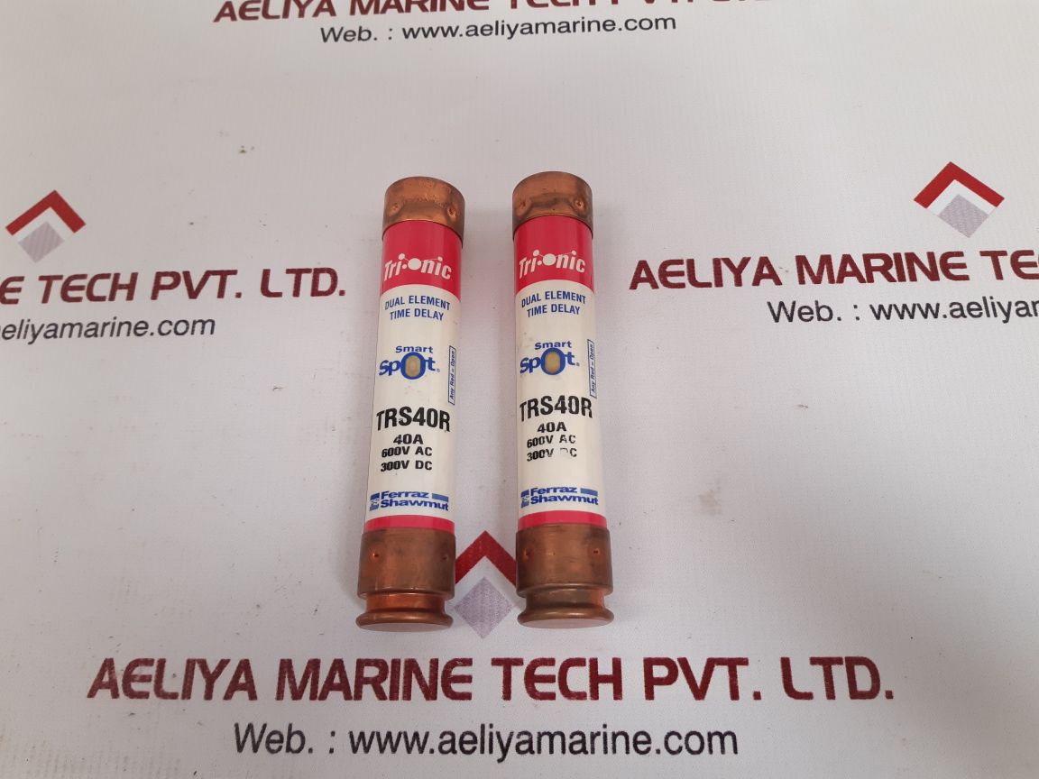 Set of 2x Ferraz shawmut trionic trs40r class rk5 fuse element time delay