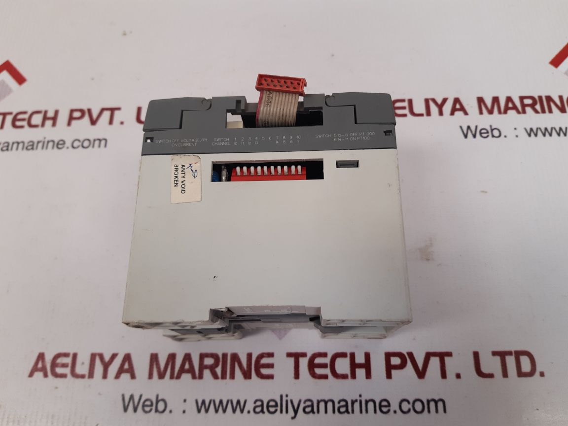 Abb xe08b5-g6.0 analog input module Used