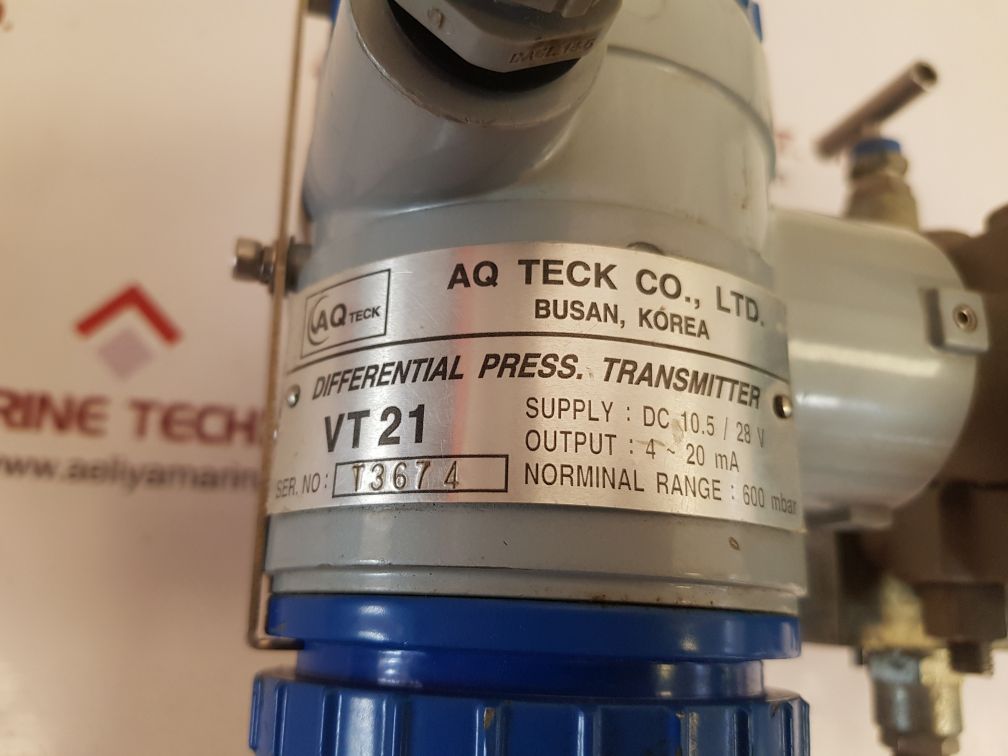 Aq teck vt 21 differential pressure transmitter