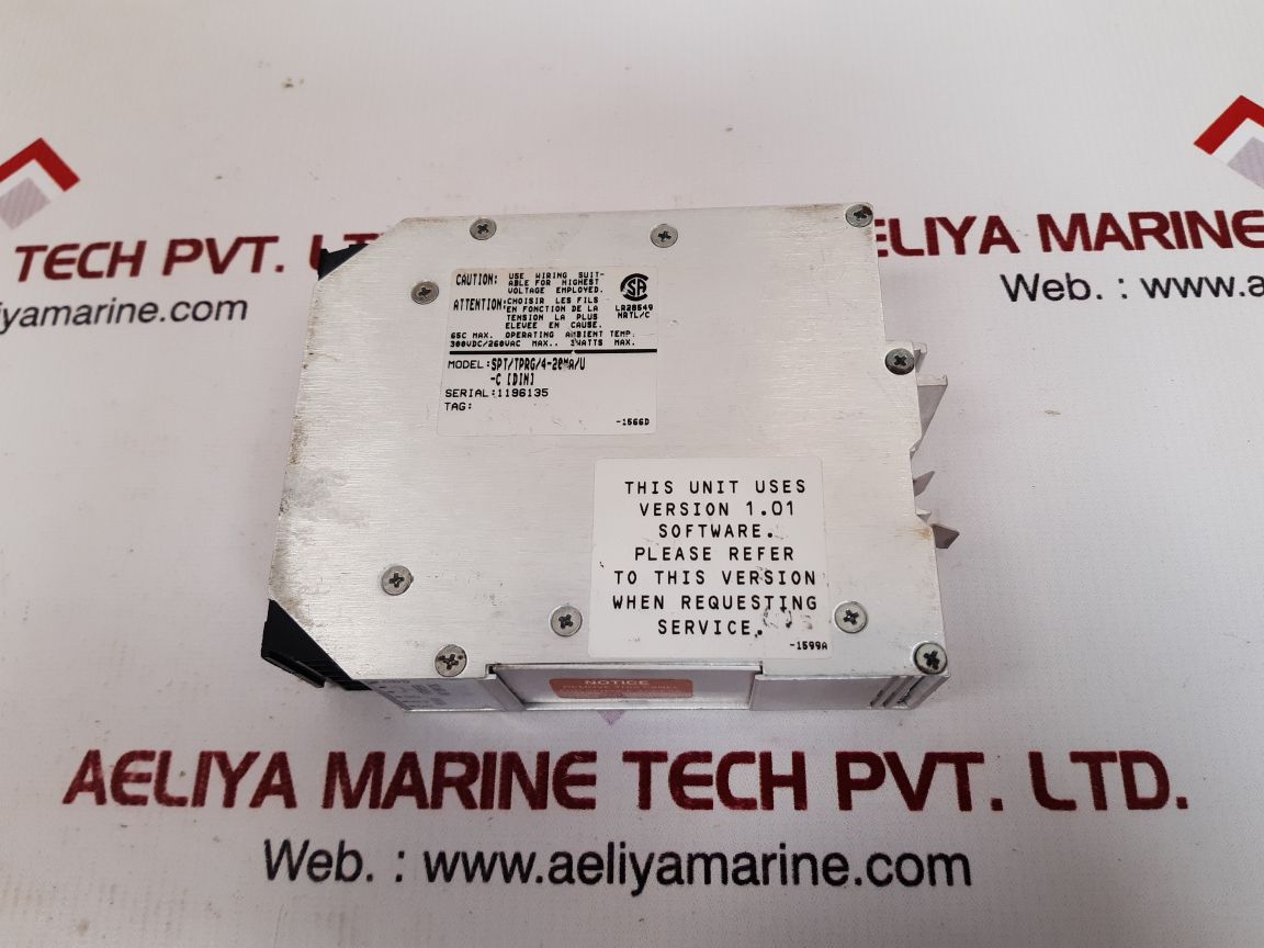 Moore industries spt/tprg/4-20ma/u-c programmable transmitter