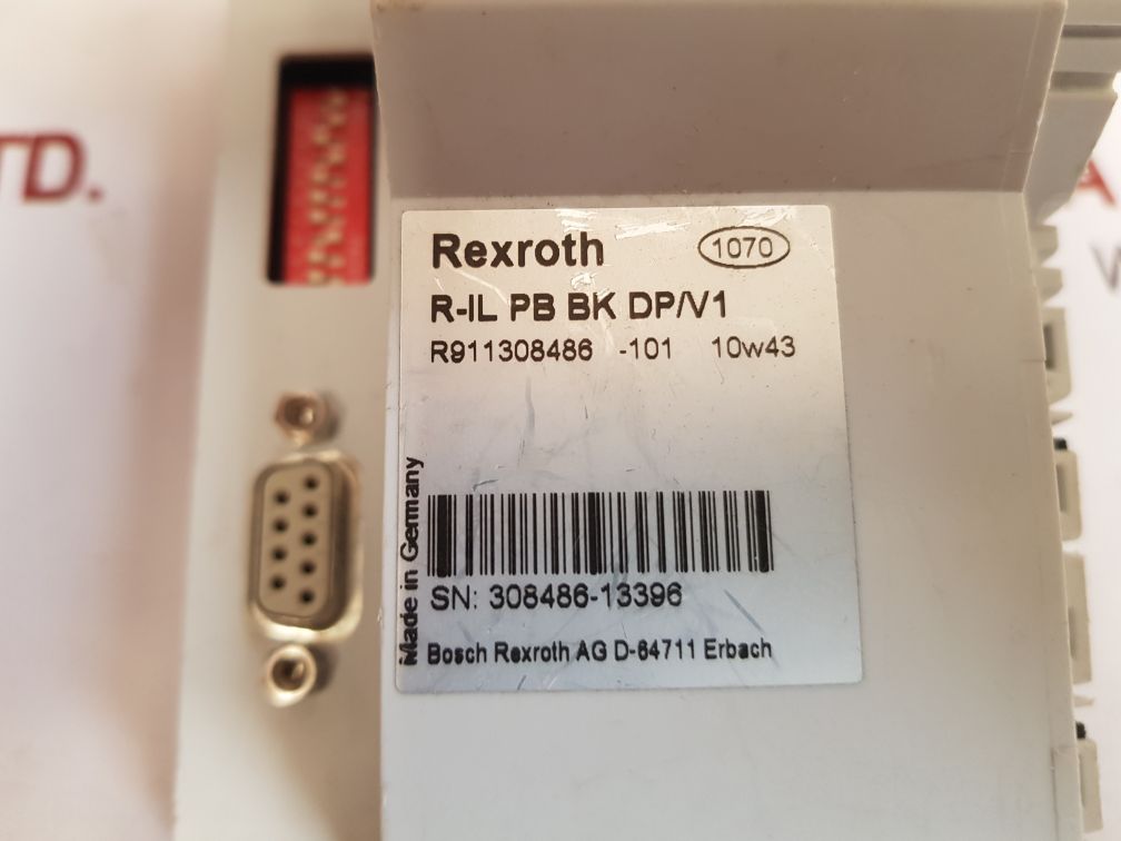 Bosch rexroth r-il pb bk dp/v1 profibus bus coupler module