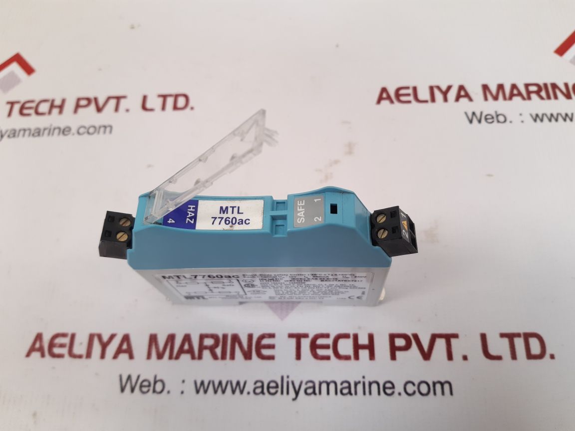 Mtl instruments mtl7760ac shunt-diode safety barrier