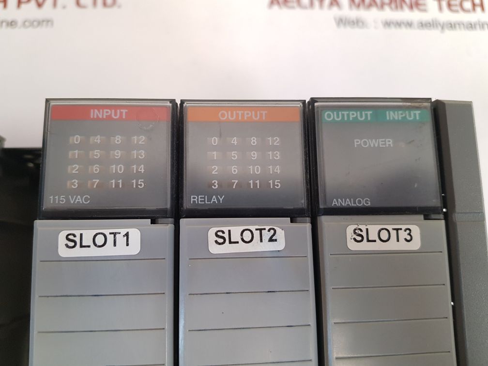 Allen-bradley 1746-p2,1746-ia16,1746-ow16,1746-nio4v module rack