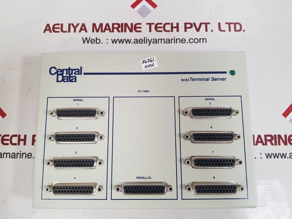 Central data st-1008+ scsi terminal server with cable and power adapter