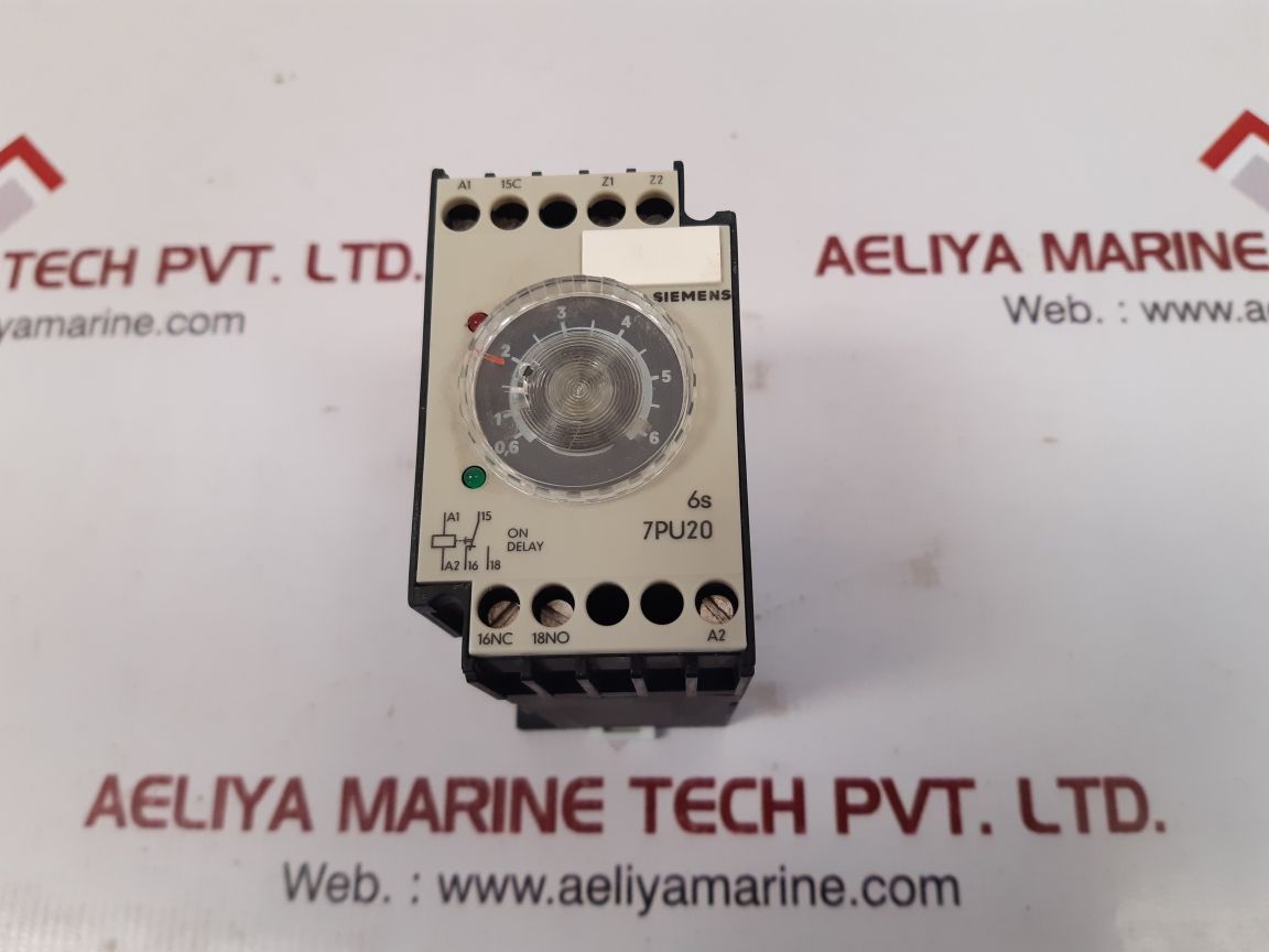 Siemens 7pu2040-1at23 timing relay