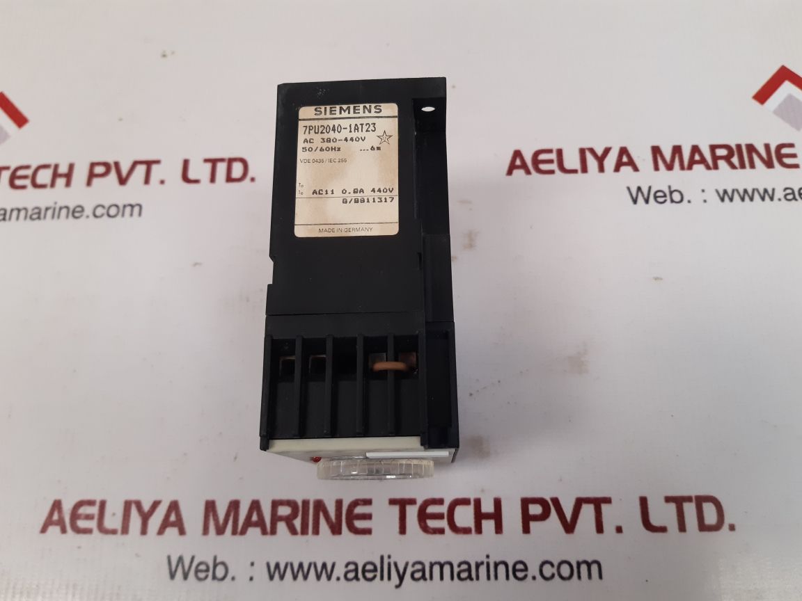 Siemens 7pu2040-1at23 timing relay