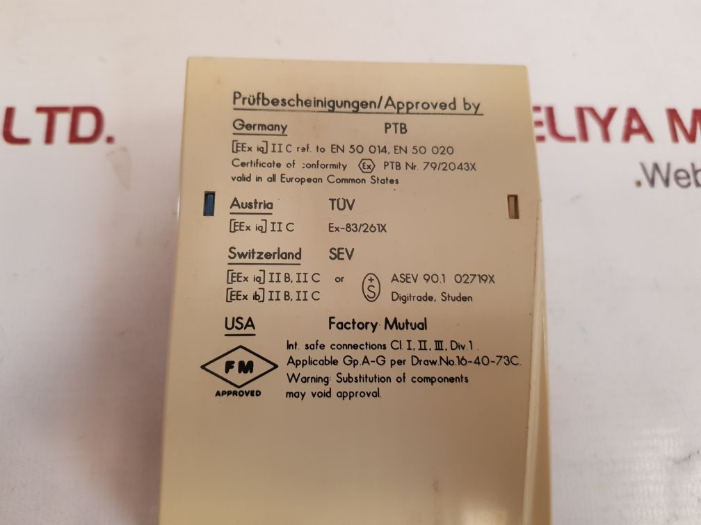Pepperl+fuchs we77/ex1-bi relay contact output