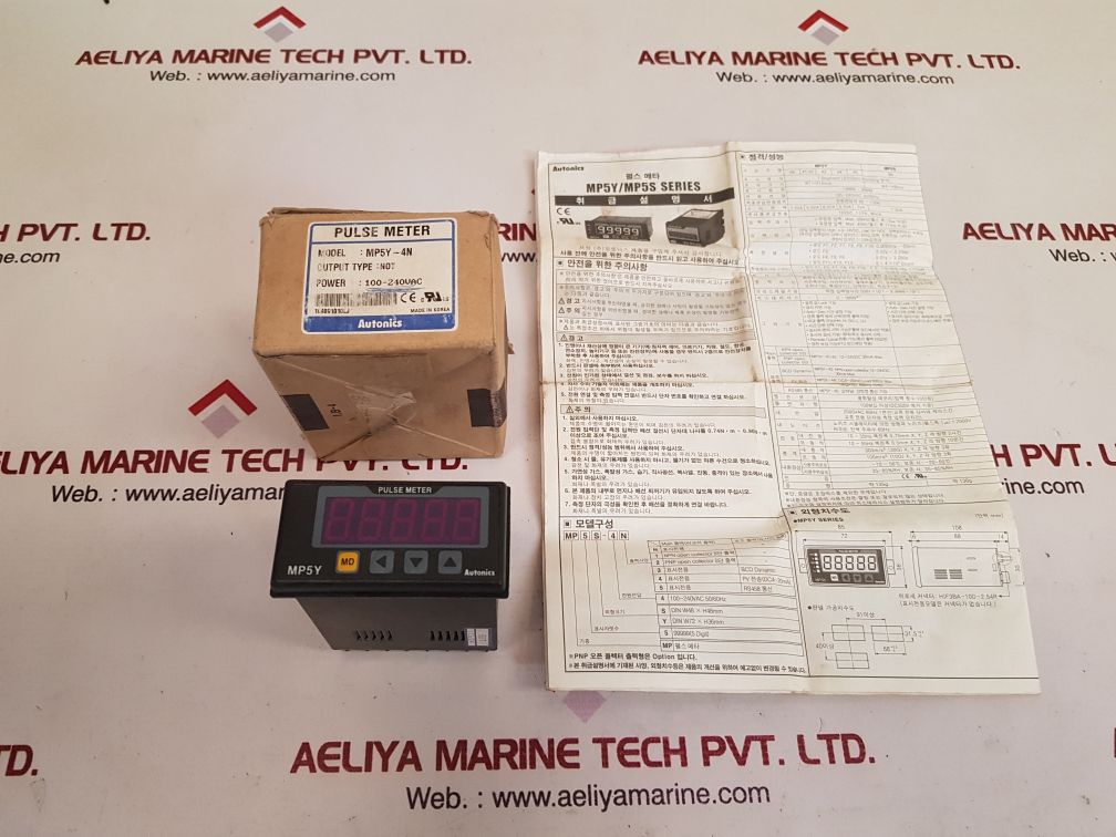 Autonics mp5y-4n pulse meter