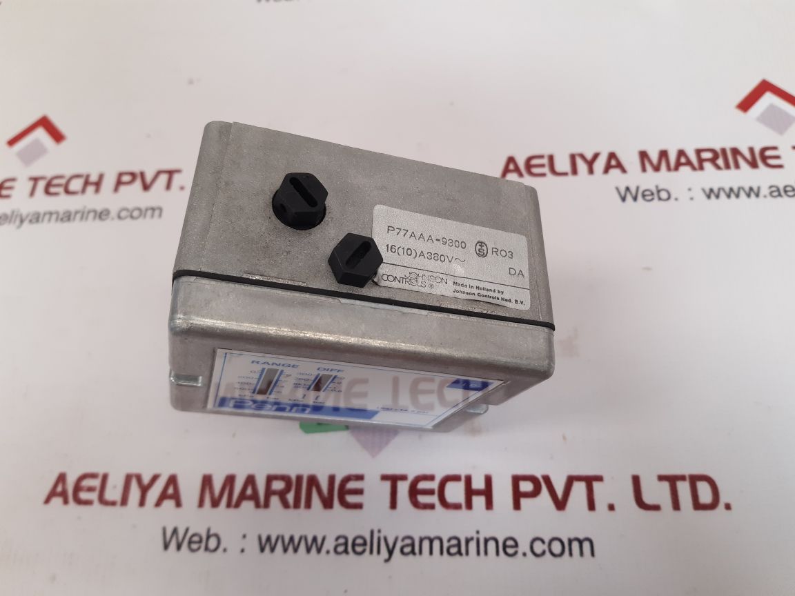 Johnson controls p77aaa-9300 pressure switch 0 to 600 kpa