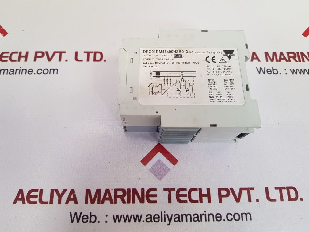 Carlo gavazzi dpc01dm48400hzb013 3-phase monitoring relay