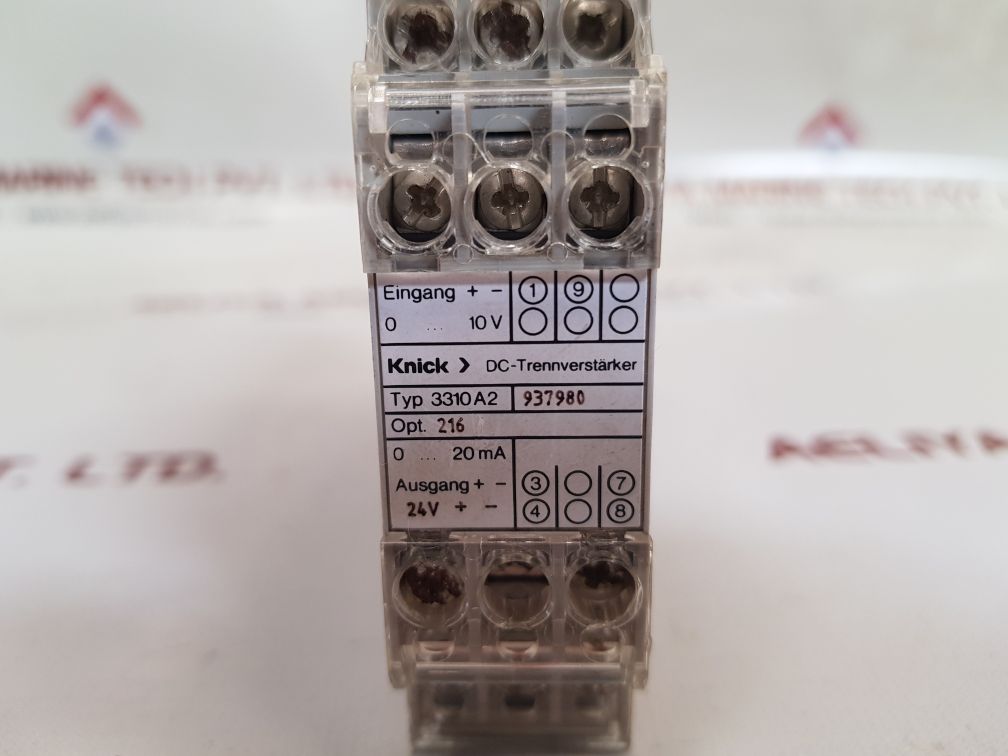 Knick 3310a2 dc isolating amplifier