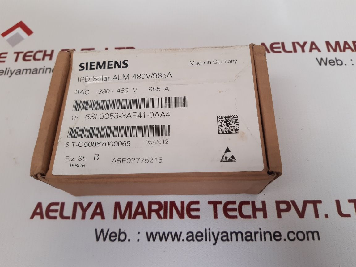 Siemens 6sl3353-3ae41-0aa4