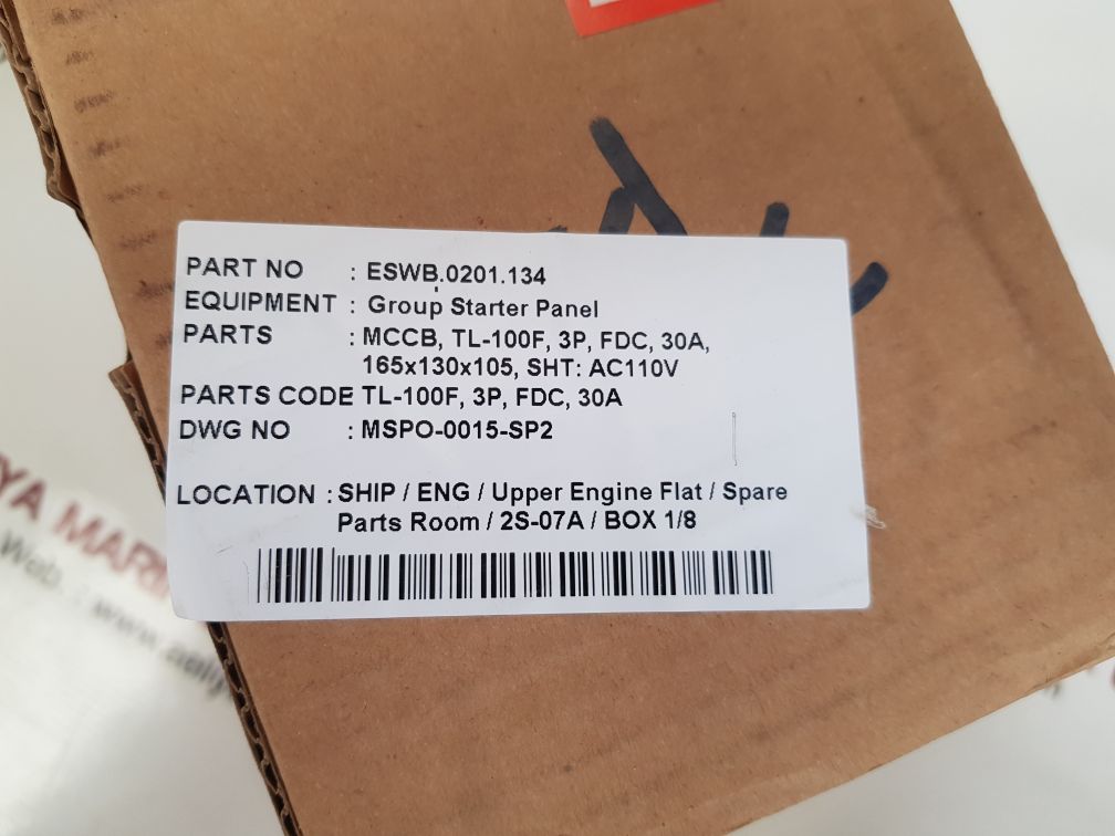 Terasaki tl-100f 3-pole circuit breaker 30a