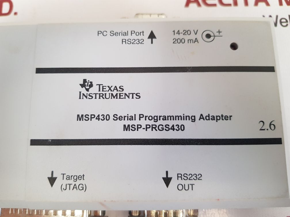 Texas instruments (1p) msp-prgs430 serial programming adapter