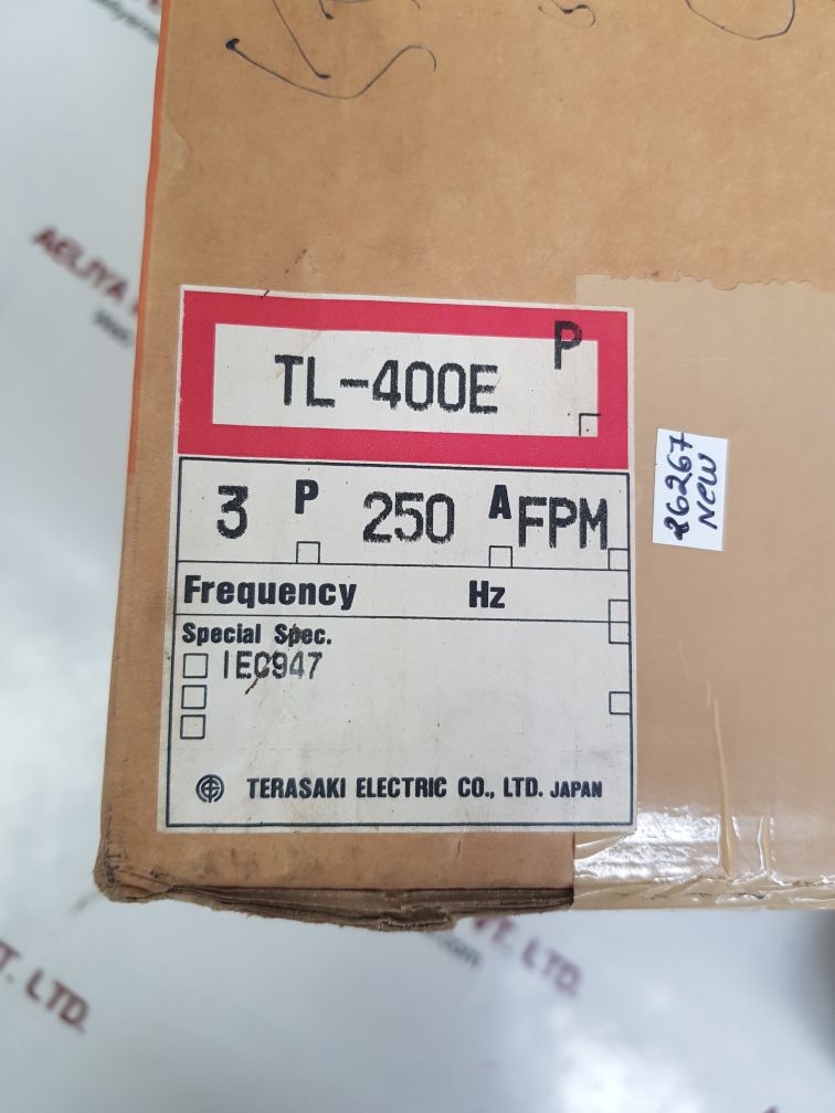 Terasaki tl-400e 3-pole circuit breaker