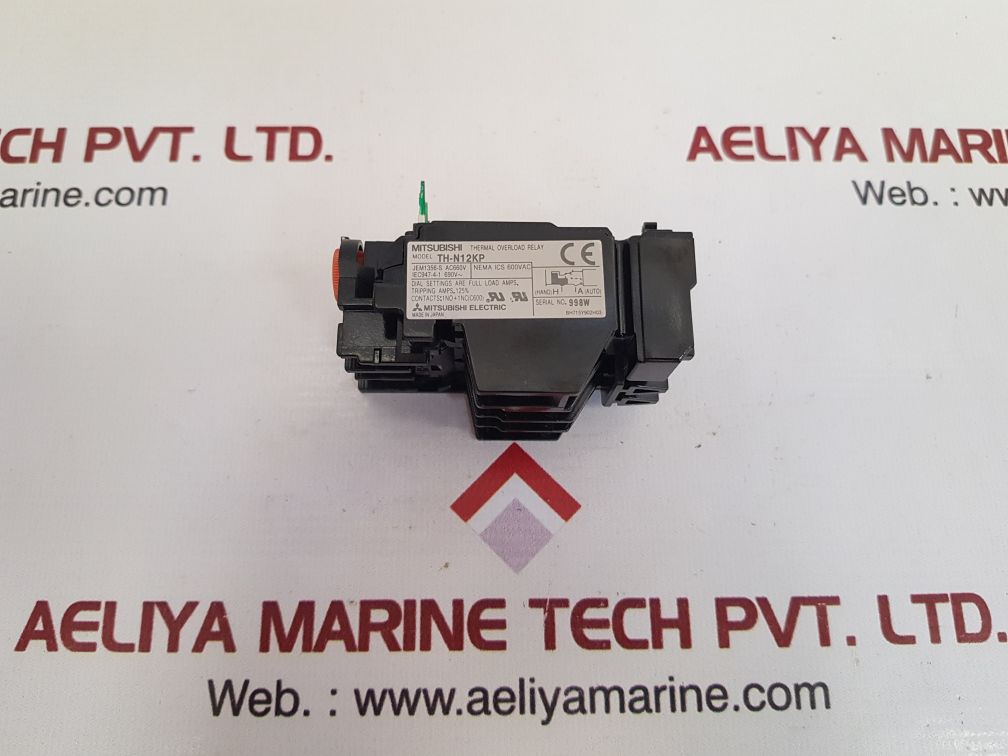Mitsubishi th-n12kp thermal overload relay