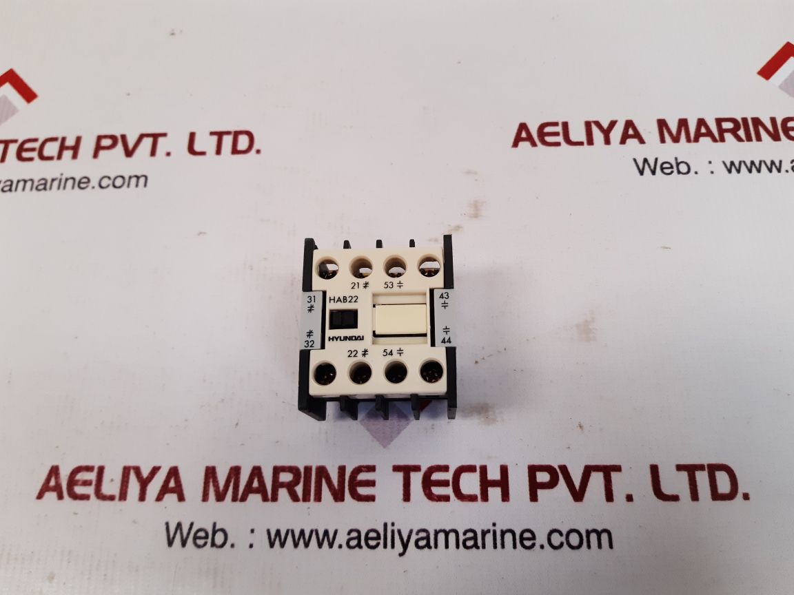 Hyundai hab22 aux. contact block ith=16a