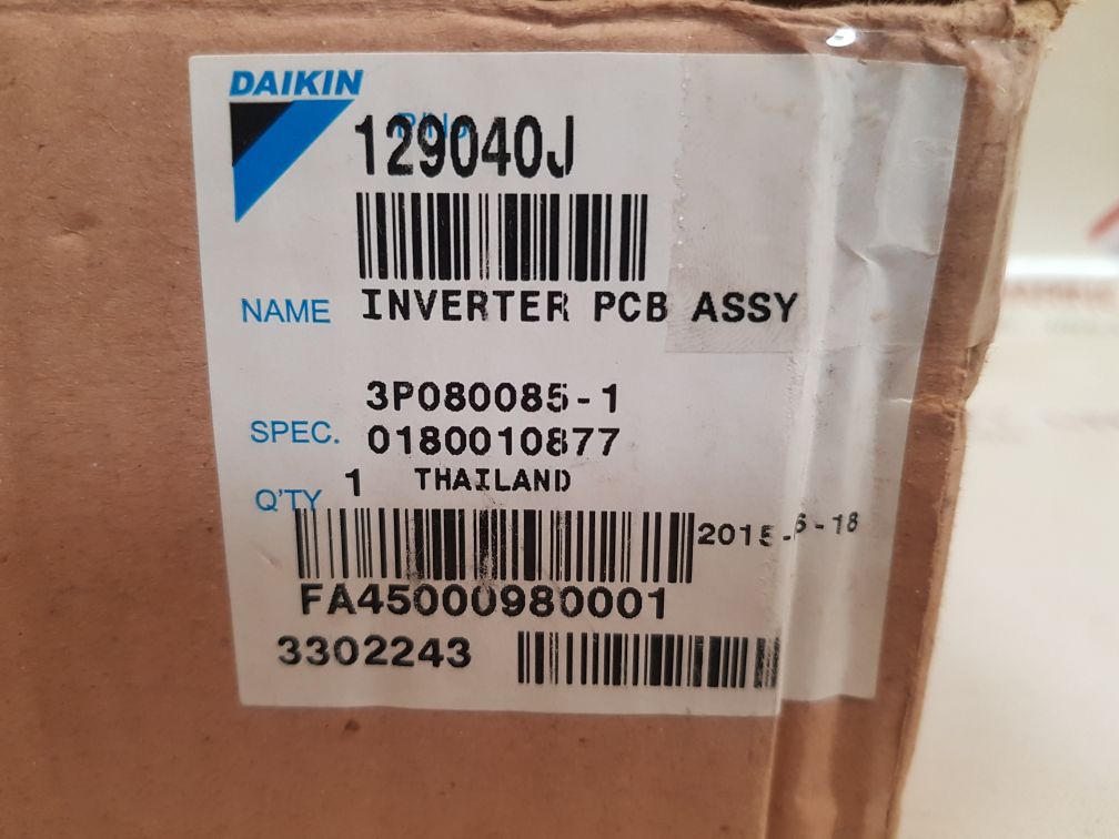 Daikin 129040j inverter pcb assembly