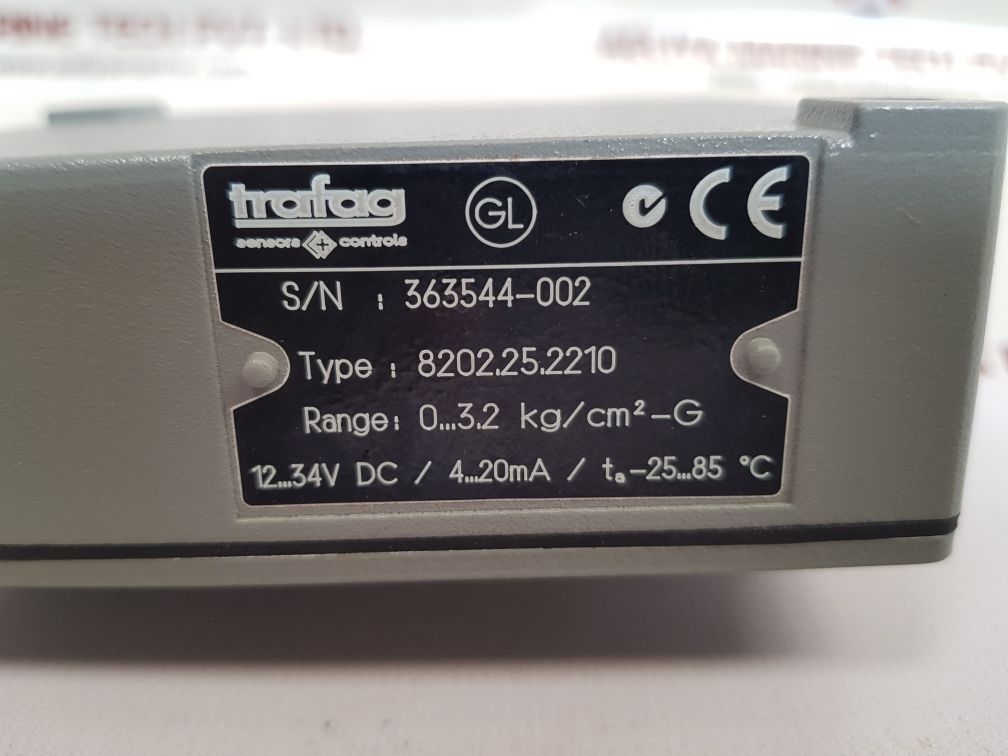 Trafag 8202.25.2210 pressure transmitter