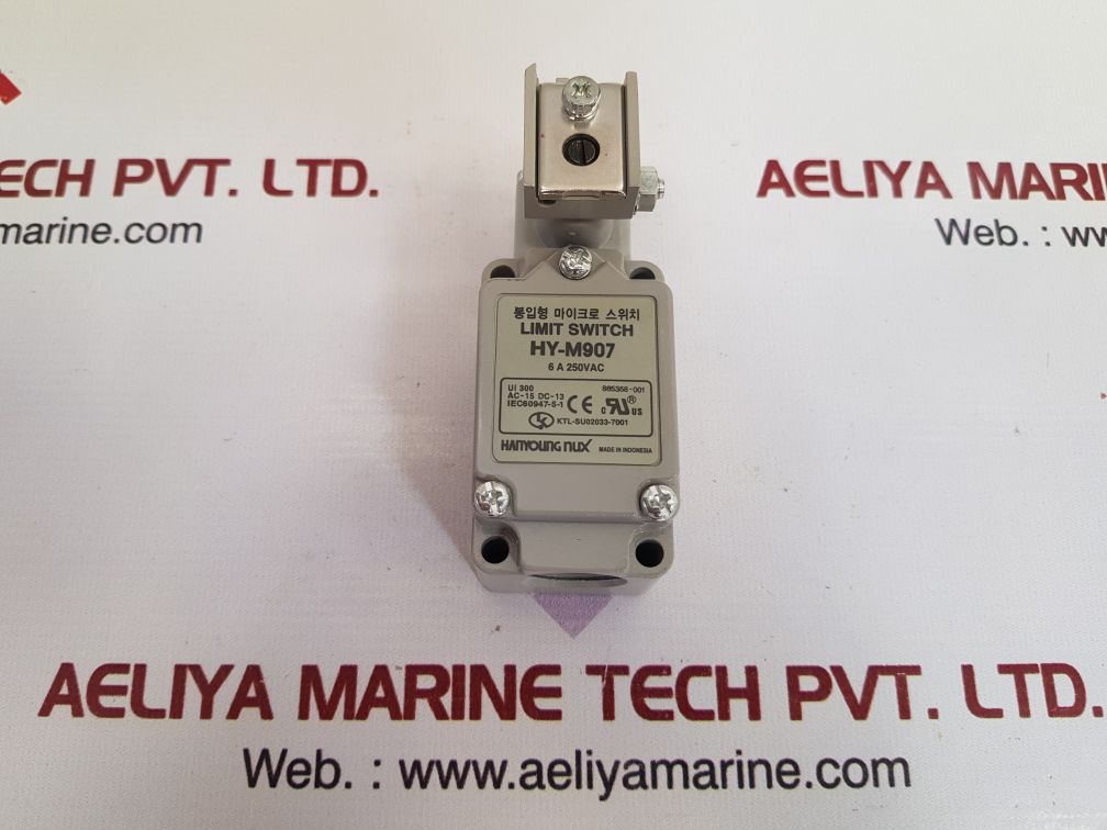 Hanyoung nux hy-m907 limit switch 6a 250vac