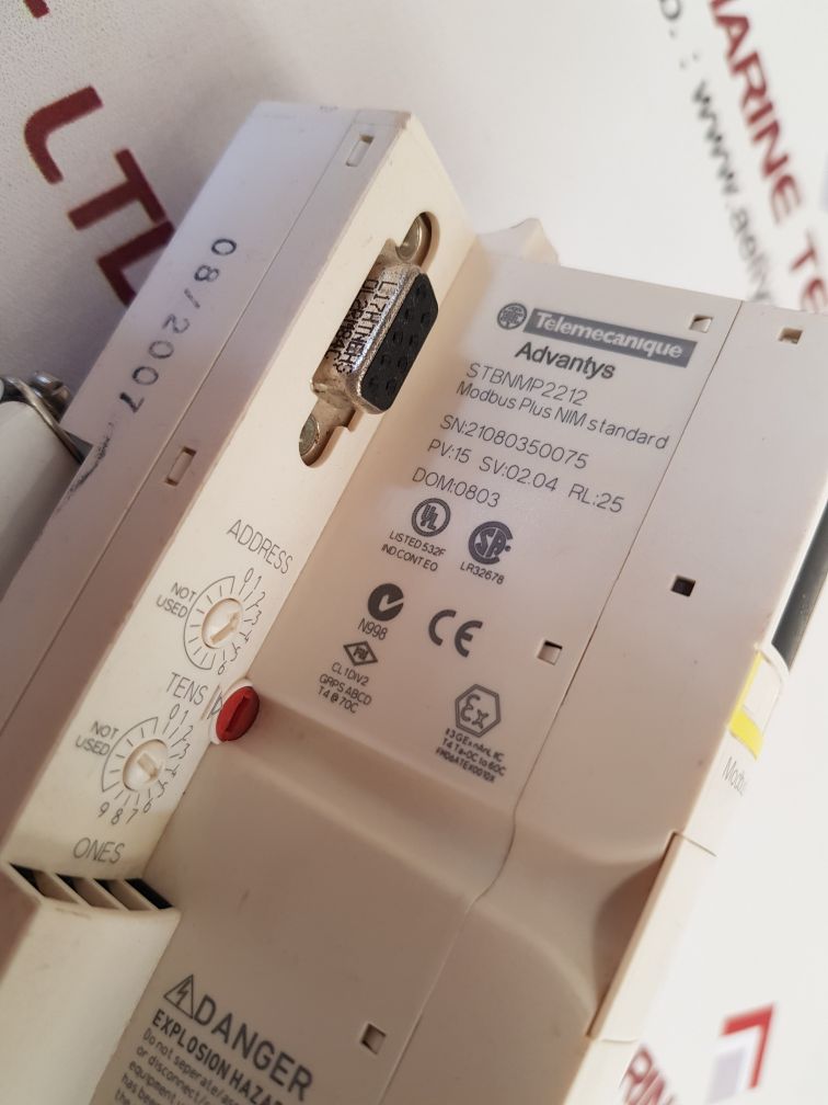 Telemecanique /Schneider electric stbnmp2212 module Used