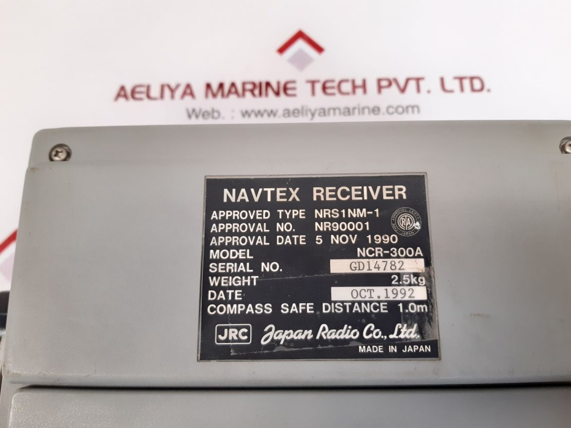 Jrc ncr-300a navtex receiver nrs1nm-1
