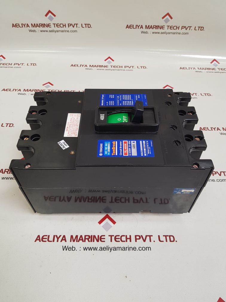 Terasaki tl-400e 3-pole circuit breaker 400a