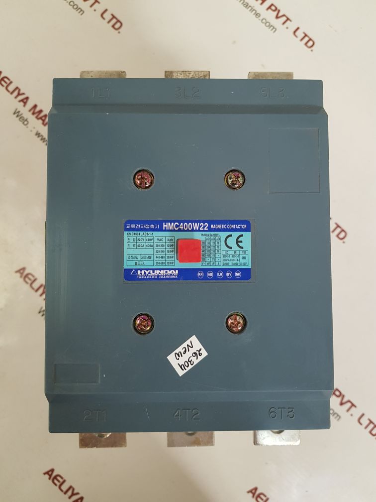 Hyundai hmc400w22 magnetic contactor