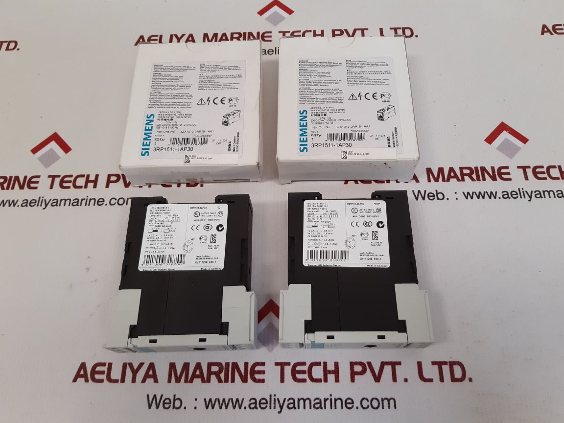 Siemens 3rp1511-1ap30 time relay new