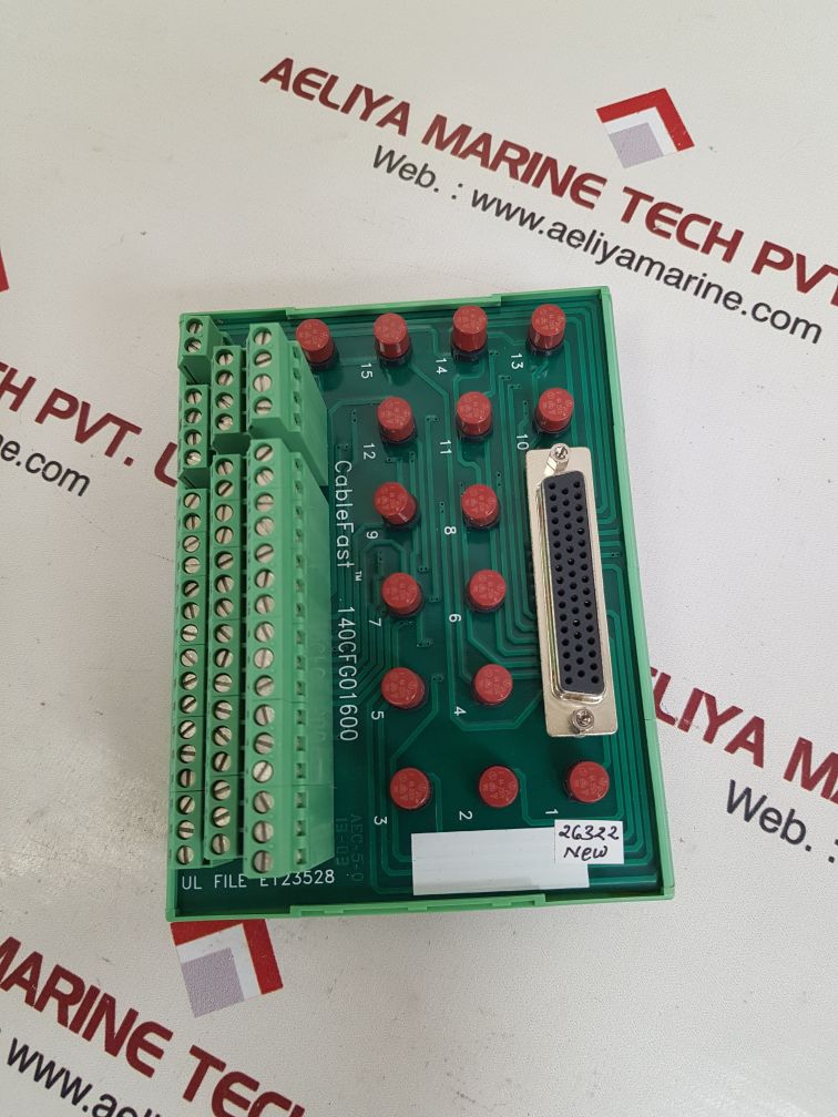 Schneider automation 140 cfg 016 00 cablefast terminal block