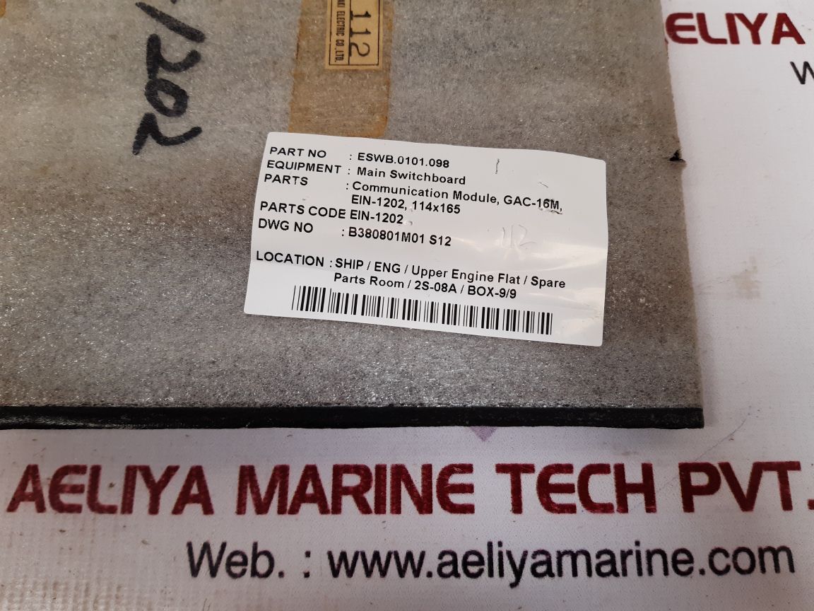 Terasaki ein-1202 communication module k/93x/20-001c new