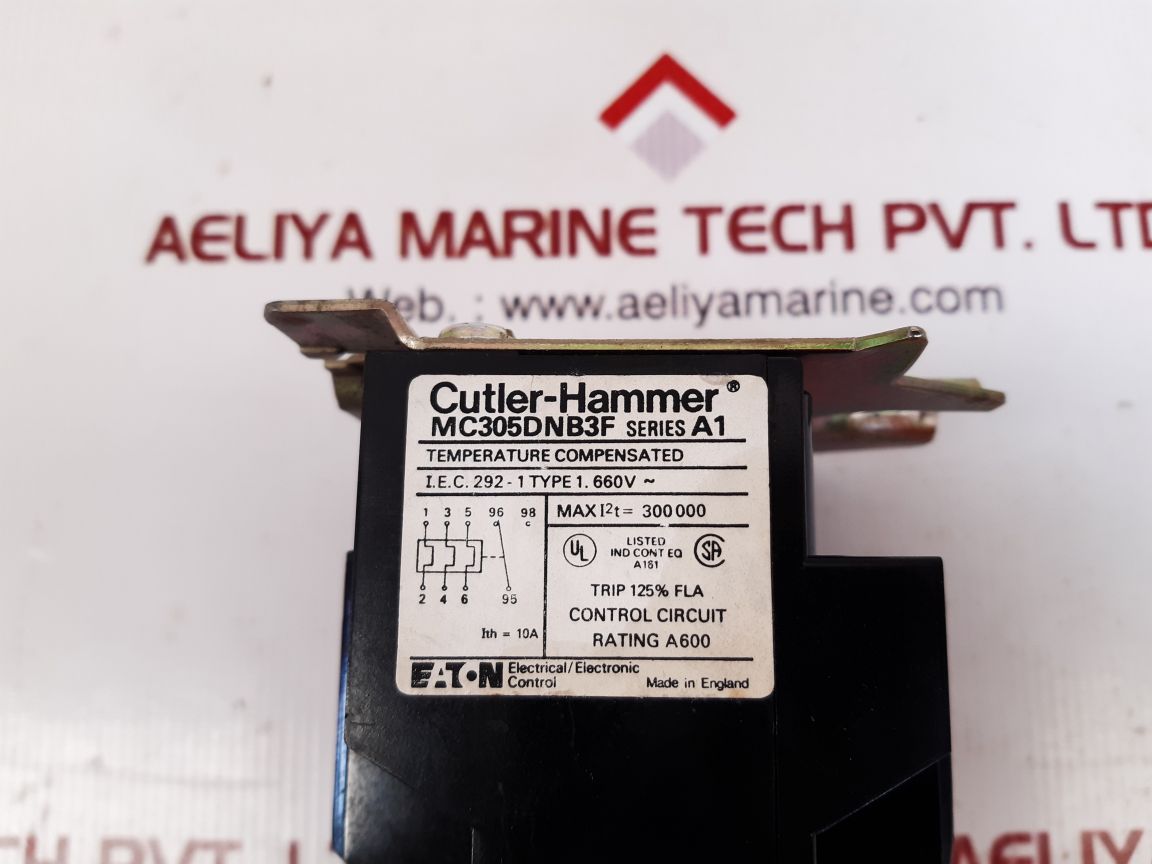 Cutler-hammer mc305dnb3f thermal overload relay