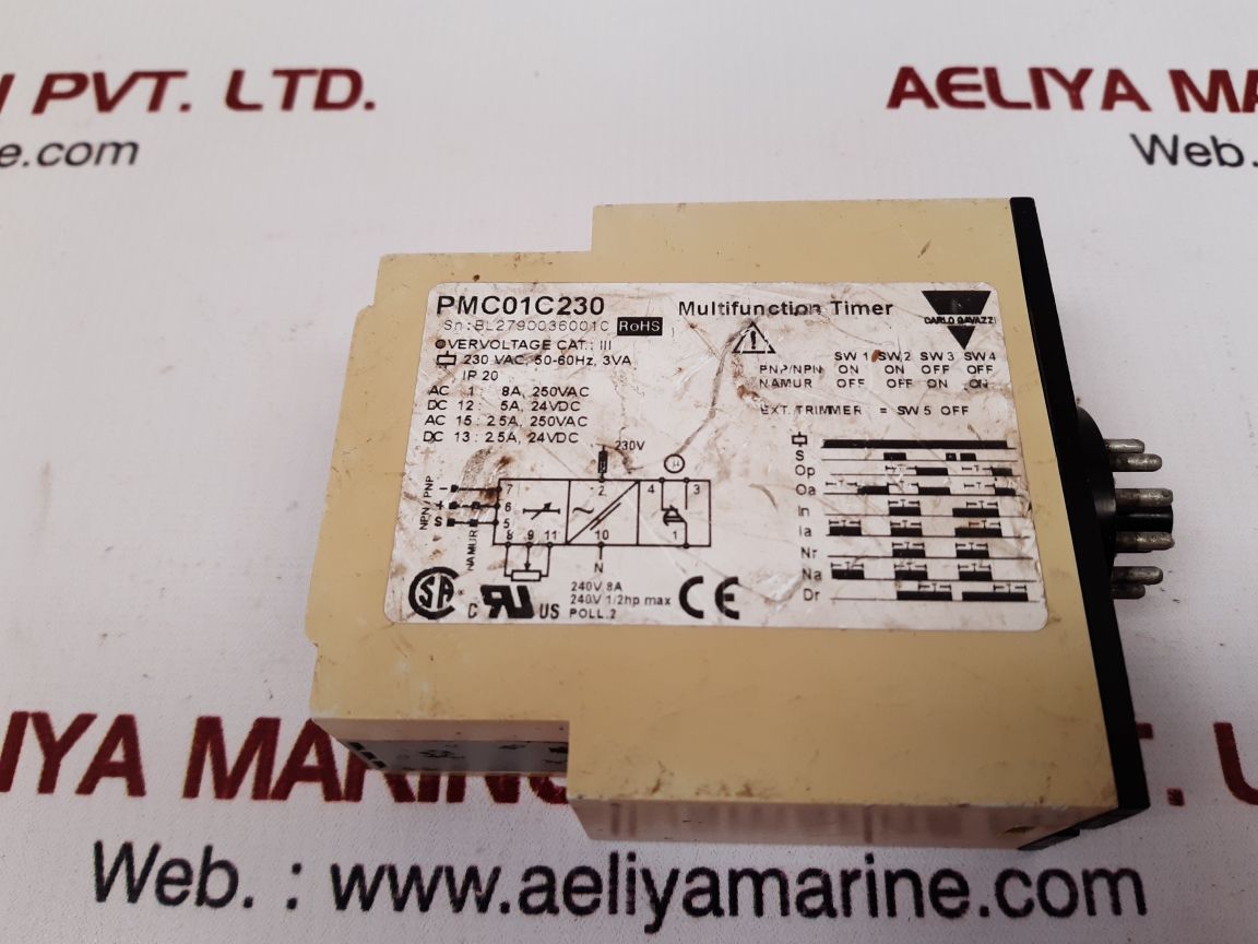 Carlo gavazzi pmc01c230 multifunction timer