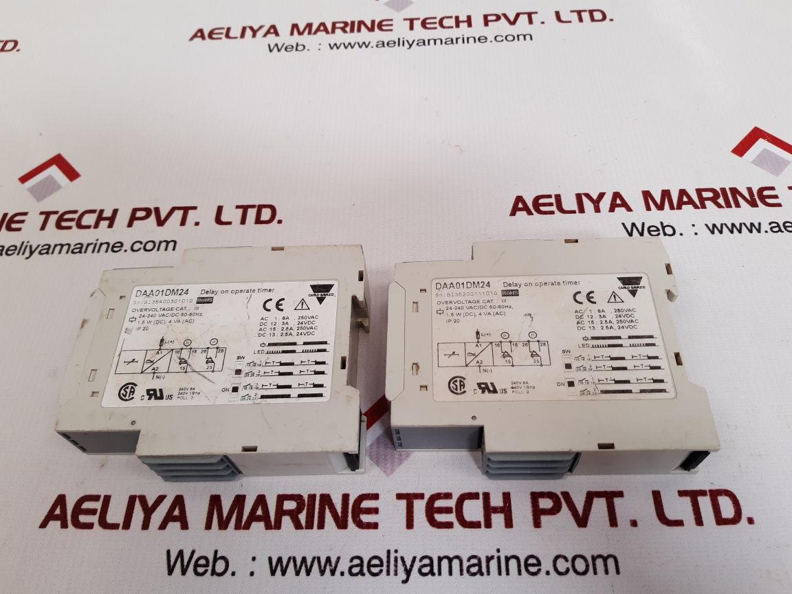 Carlo gavazzi daa01dm24 delay on operate timer used