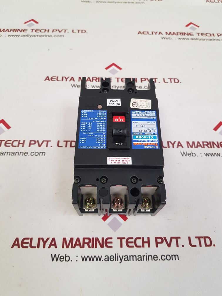 Terasaki xs100nb circuit breaker 60a