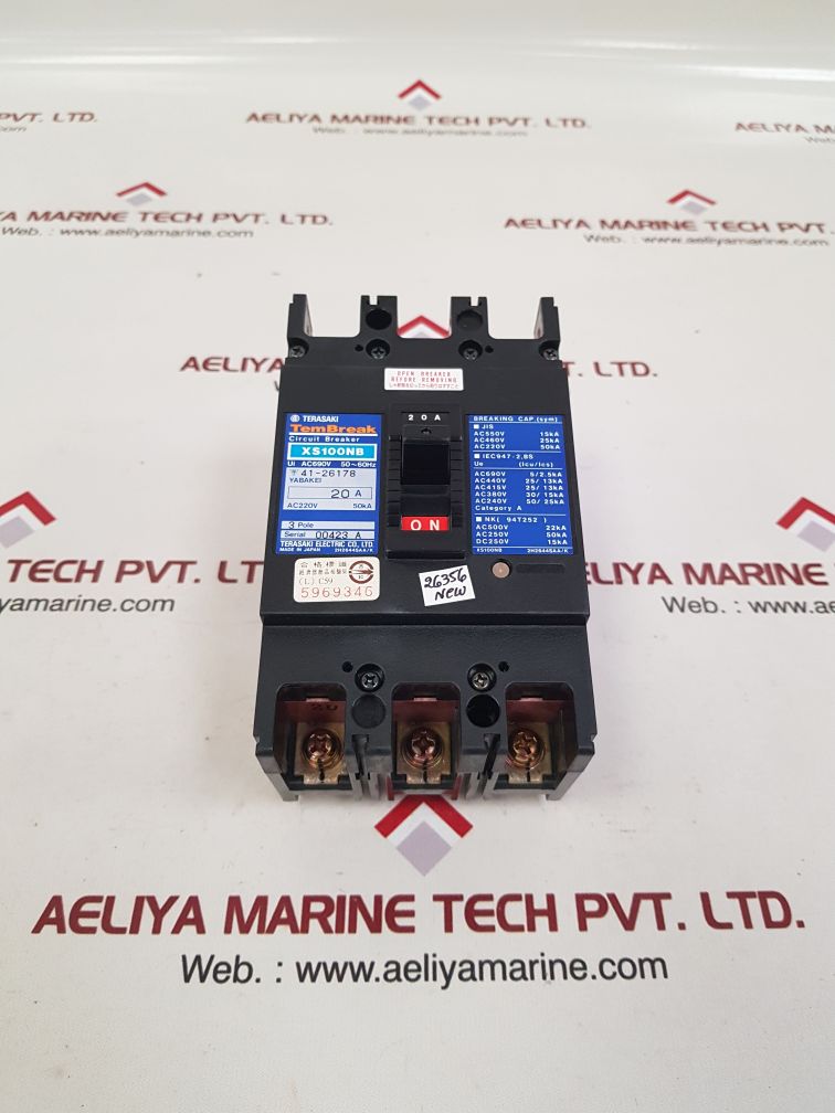 Terasaki xs100nb circuit breaker 20a