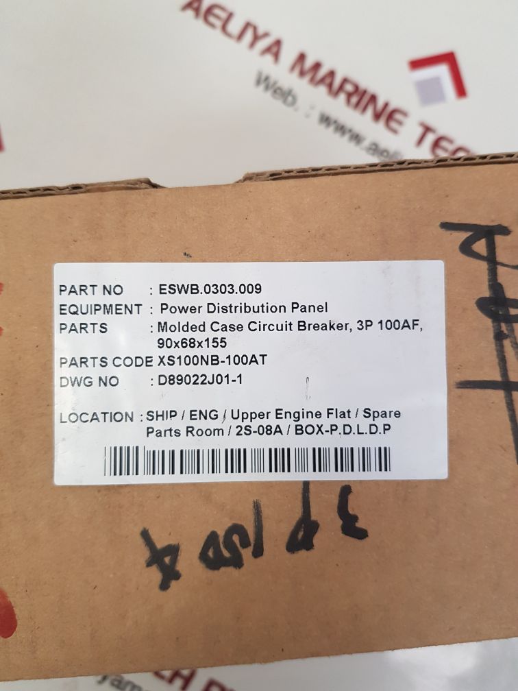 Terasaki xs100nb circuit breaker 100a
