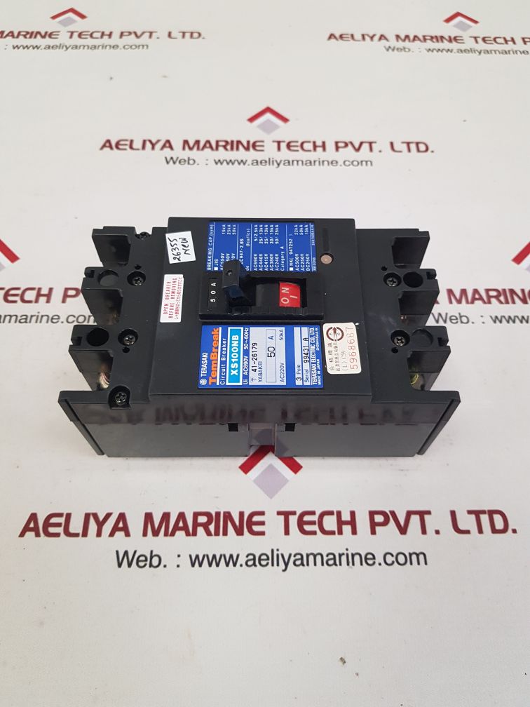 Terasaki xs100nb circuit breaker 50a