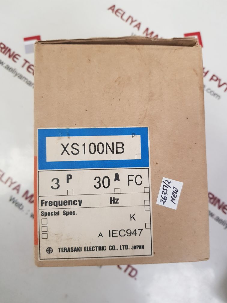 Terasaki xs100nb 3-pole tembreak circuit breaker