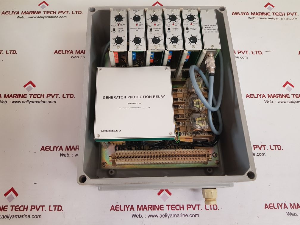 Neselco 601b6000 generator protection relay