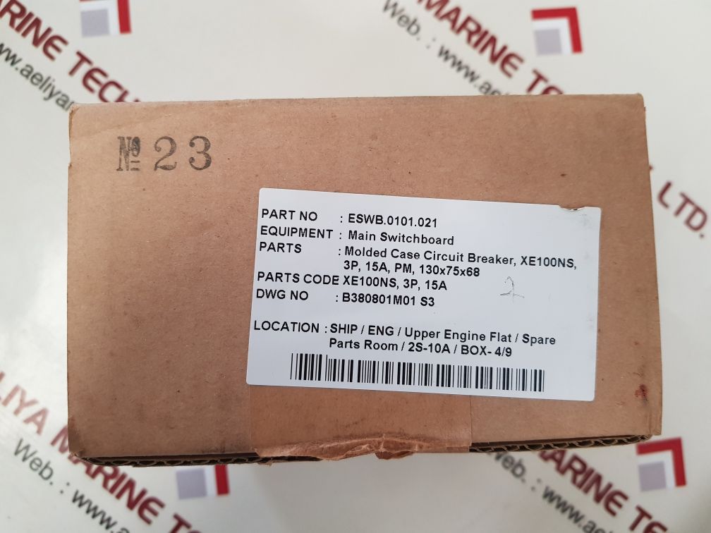 Terasaki xe100ns circuit breaker 15 a