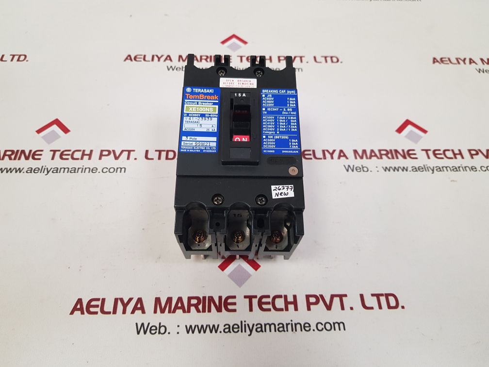 Terasaki xe100ns circuit breaker 15 a